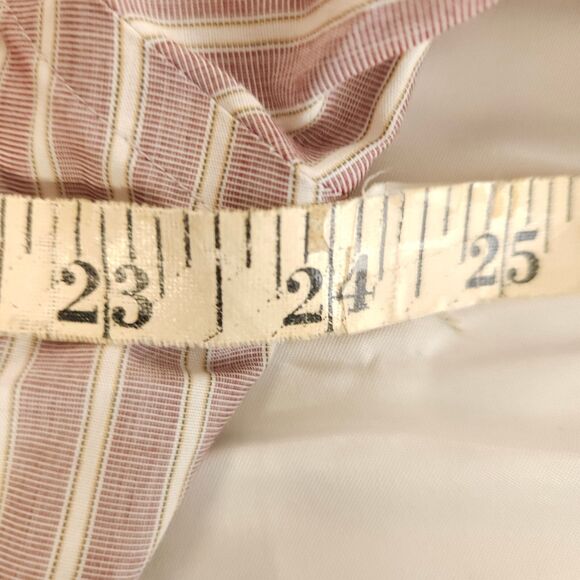 Jos A Bank Men 16.5 - 33 Purple Striped Tailored Fit Long Sleeve Dress Shirt - Picture 5 of 7